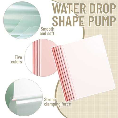 EUYKQNOI Klemmschienen Bewerbungsset,10pcs Klemmschienen A4 klemmschienen,Sliding Bar Binder,Kunststoff A4 Sliding Bar Binder, Kunststoff Bericht Abdeckungen,Schiebebinder