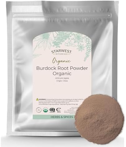 Starwest Botanicals Burdock Root Powder, 1 Pound
