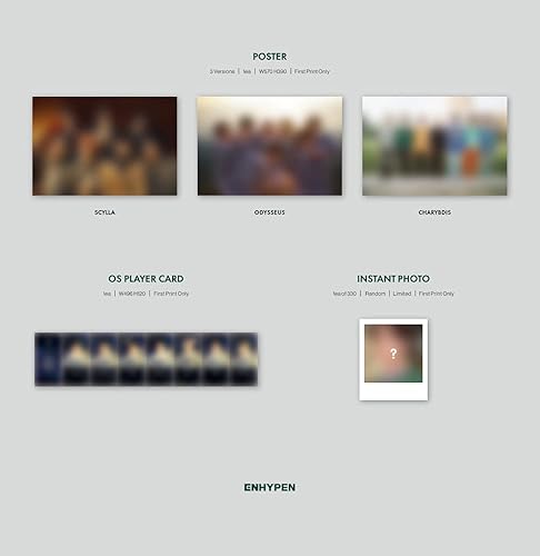Miniatura 5 de ENHYPEN - DIMENSION : Álbum DILEMMA+Beneficio de Pre-Orden+Póster plegado+Juego de tarjetas fotográficas adicionales (ODYSSEUS+SCYLLA+CHARYBDIS ver