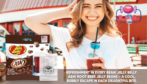 R.U.S. Candy Jelly Belly A&W Root Beer Jelly Beans- 3 Pack thumb #2