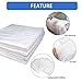 Wedigout 50 Pack Sauna Sheeting Plastic for Body Wrap Used Inside a Far Infrared Sauna Blanket 47