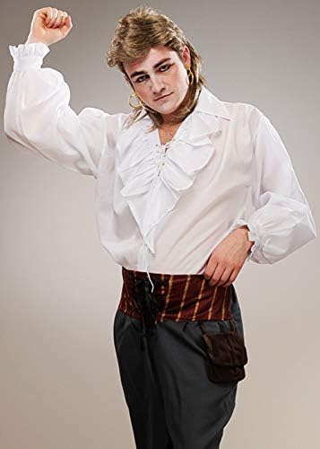 puffy white shirt mens