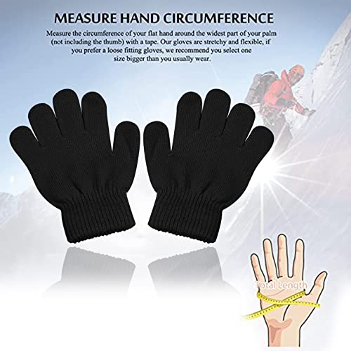 Gloves for Cold Weather 2023 Kids Gloves Full Fingers Stretchy Warm Knit Gloves Winter Boys Gloves Girls Gloves3