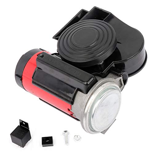 super loud Dual Tone Electric Snail Air Horn 12V Electric Snail Horn for Cars Vehicle Truck Motorcycle Boat ATV