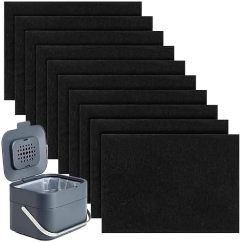 teasteam Filtro de olor para contenedor de abono de cocina J&J, p...