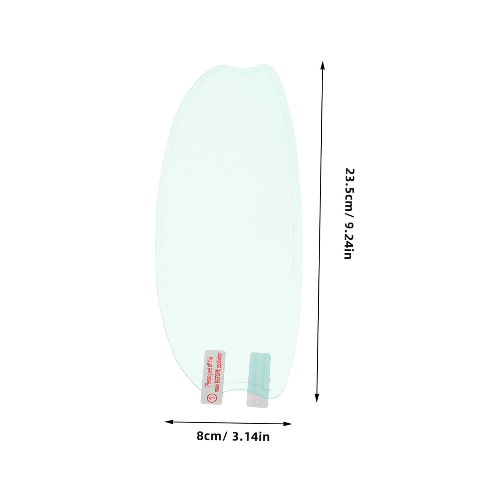 LIFKOME Fog Film Clear Visor Lens Insert Shield for Helmets Fog Resistant Pet Material Easy Installation for Optimal Visibility