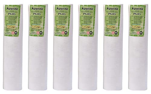 Granthi Enterprise PP Spun Filter | Spun Filter | Cartridge | Pre Filter | Outer Filter Candle | 5 Micron Pre Filter | Candle | 10 Inch PP Spun Filter for All Type RO Water Purifier (6) (B0B9HT54Y8) Amazon Price History, Amazon Price Tracker