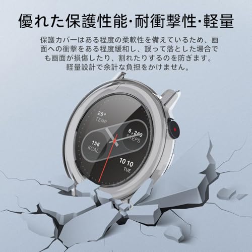 Image of For CMF By Nothing Watch Pro 2 Case, Lightweight, PC + Tempered Glass, Protective Cover for CMF Watch Pro 2, 9H Hardness, Easy Installation, Integrated Protection, Scratch Resistant