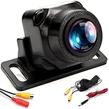 Backup Camera for car - 170° Wide Angle License Plate Camera, IP68 Waterproof, RCA Connector for Car SUV RV Truck