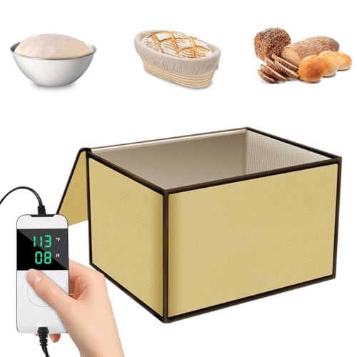 Versatile Dough Proofer Warming Box Adjustable Temperature Timer Control Bread