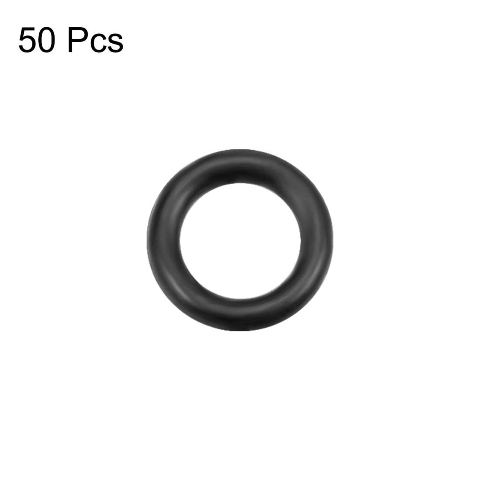 A 10pcs Rubber O-Rings 7.6mm OD 4mm ID 1.8mm Width Metric FKM Sealing