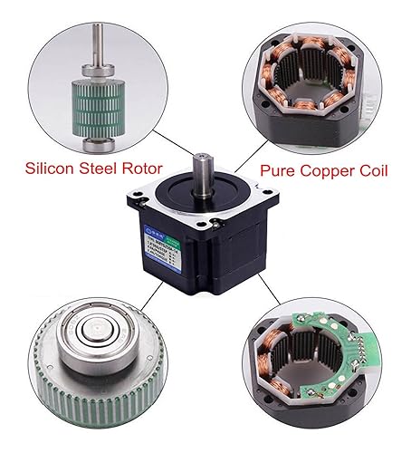 Moteur pas à pas 86 à couple élevé 2.4Nm et arbre robuste 14mm - 6