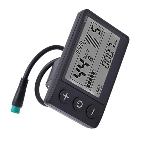 自転車 バイク サイクリング コンピュータ LCD スピードメーター ストップウォッチ スピードメーター 時計 ハンドルバー 22.2mm/0.9in 用