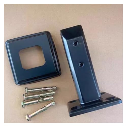 Abrazadera de vidrio resistente de 6 pulgadas para cercas modernas de exterior y jardín
