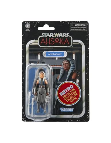 Star Wars Hasbro Retro Collection, Ahsoka Tano, Action Figure Collezionabili Per Adulti Da 9,5 Cm Ispirate Alla Serie Ahsoka, Dai 4 Anni In Su