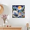 MVVMTOP Diamond Painting Kit for Adults 5D DIY Swan Lake Full Drill Round Diamond Art Kits for Beginners Crystal Rhinestone Embroidery Painting Home Wall Decor Gift #4