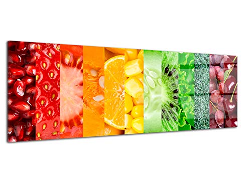 DECLINA – Tableau Mural Fruits et Légumes – Décoration Murale Cuisine Ambiance Gourmande – Photo Sur Verre Acrylique Brillant – Atelier Français