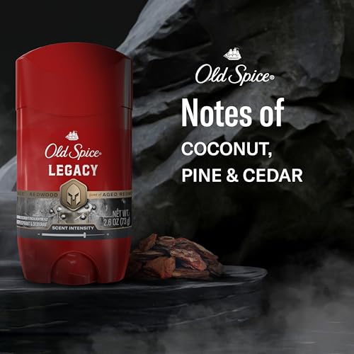 Old Spice Antiperspirant Deodorant for Men, 24/7 Sweat & Odor Protection, 24/7 Signature Scent & Lasting Freshness, Invisible Solid, Legacy with Coconut, Pine & Cedar Scent, 2.6 oz - image 5
