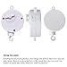 34 Inch Baby Crib Mobile Bed Bell Holder with Music Box,Adjustable Holder DIY Arm Bracket Nut Screw