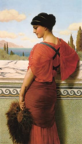 Tableau Phyléis John William Godward pour remplacer un poster fade par de l'art mural