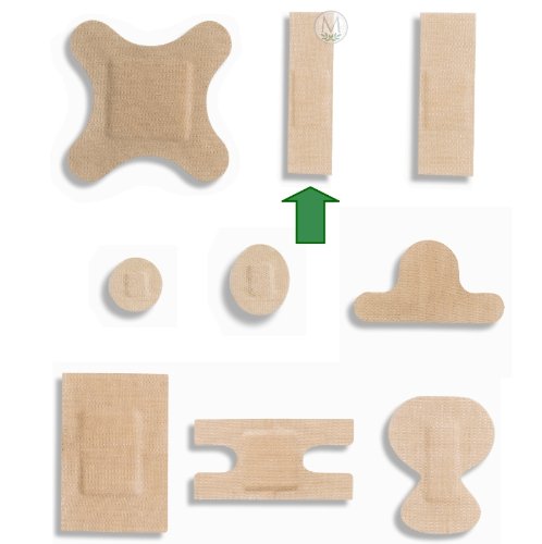 CoverletStrip Fabric Bandages (3/4x3"") (Box of 100)""