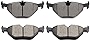 SCITOO Ceramic Brake Pads, 4pcs Rear Brake Pads Brakes Kits fit for BMW 318is,318ti,3i,323Ci,323i,323is,325Ci,325i,325is,325xi,328Ci,328i,328is,Z3,Z4,Rolls-Royce Park Ward 99-10 for Saab 44079