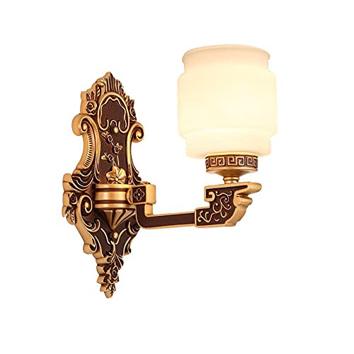 Lampes murales de chevet en alliage au charme baroque européen
