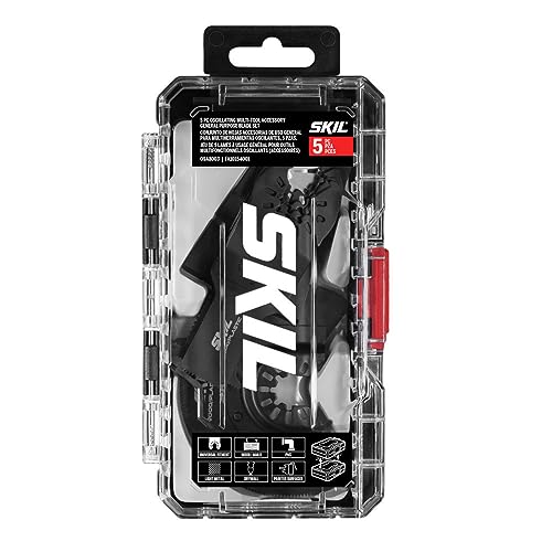SKIL Lot de 5 lames oscillantes multi-usage pour outil multifonction oscillant SKIL...
