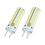 lampara led 12v dc 2 piezas embaladas. Blanco frío de 6000 K, ángulo de haz de 360 grados, omnidireccional. Ajuste perfecto para reemplazar bombillas halógenas ordinarias G6.35 GY6.35.