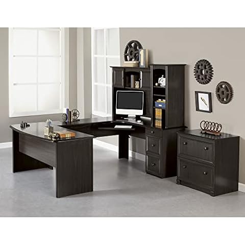 Realspace Broadstreet 65" W U-Shaped Executive Desk Cover