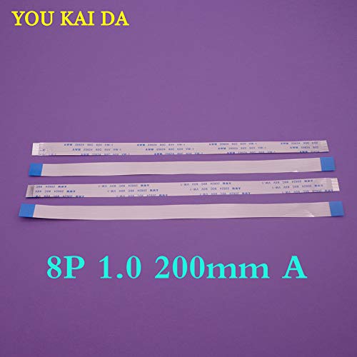 Wiring Connecting Terminals - 100pcs/lot FFC FPC Flat Flexible Cable 1.0mm Pitch 8 pin 8pin Forward Length 200mm Width 9mm Ribbon Flex Cable
