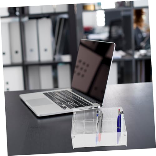 Présentoir à stylos en acrylique transparent pour bureau - 6