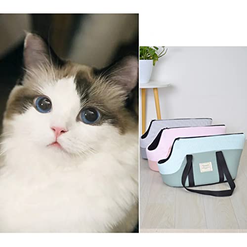 Pet Carrier Bags, 18X10 inch Striped Pet Travel Carrier Portable Breathable Removable Washable Pet Travel Handbag Semi-Enclosed Pet Carrier Shoulder Bag Pet Carrier Bags, 18X10 inch Striped Pet Travel Carrier Portable Breathable Removable Washable Pet Travel Handbag Semi-Enclosed Pet Carrier Shoulder Bag