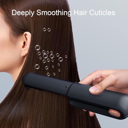 Plancha de Pelo Inalámbrica con Pantalla Digital Negra miniatura 2
