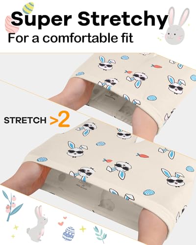 Image of DAUGHTER QUEEN Boys Pajamas 4 Pieces Long Set 100% Cotton Sleepwear Size 18 Months-12 Years