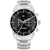 Tommy Hilfiger Mens Multi Zifferblatt Quartz Uhr mit Edelstahl Armband 1710419