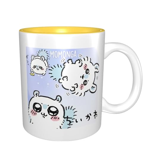 ちいかわ モモンガ マグカップ コーヒーカップ コーヒーマグ マグ 陶磁器 耐熱 耐冷 おしゃれ 持ちやすい 人気 かわいい 電子レンジ対応 330ml