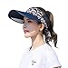 JIAHG Sports Visière Femme Casquette Pare-Soleil Sport Vide Chapeau de Soleil Visière Serre-tête Chapeaux de Soleil Anti-UV Réglable Courir Chapeau en Plein Air Loisirs