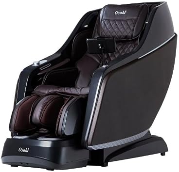 Osaki JP-Nexus 4D SL-Track Massage Chair with Intelligent Voice Control, Kneading Foot Massage, Hand Reflexology, Brown