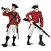 Safari Ltd. Revolutionary War British Army Designer TOOB - Set of 6 Detailed Miniature Figures Including General Cornwallis - Educational Toy Figurines for Boys, Girls & Kids Ages 3+