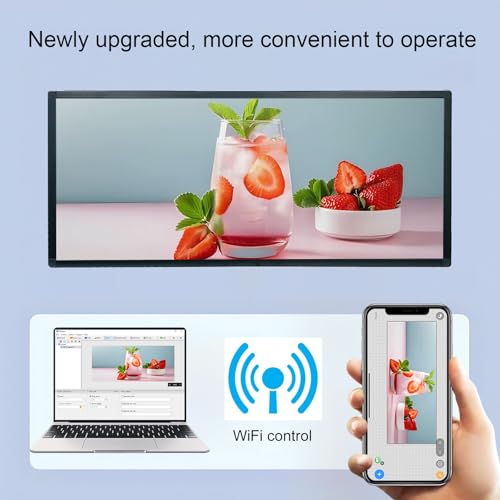 Image of P3 Custom Programmable Led Sign Scrolling Outdoor Digital For Businesses Display Screen Electronic Message Board Stock Ticker Advertising Pixel Led Panel Marquee 40 inchX18 inch