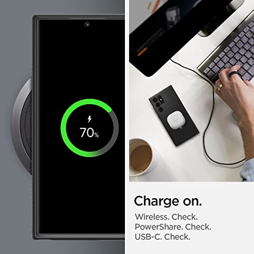 Spigen Liquid Air Armor Funda diseñada para Galaxy S22 Ultra