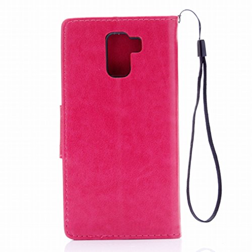 LEMORRY per Huawei Honor 7 Custodia Pelle Cuoio