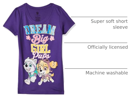 Image of Paw Patrol Girls Short Sleeve Tee Shirt