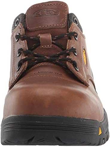 KEEN Utility mens Chicago Oxford Low Composite Toe Work Shoe, Tobacco/Black, 7.5 Wide US | Image 1