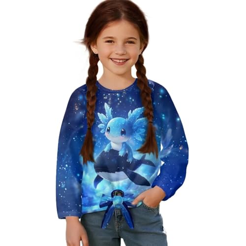 T Shirt for Toddler Girls 5-12 Kids Graphic Long Sleeve Crew Neck Tee Shirts3