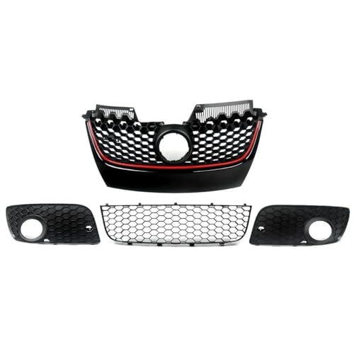 Kit carrosserie Golf 5 GTI GLI pare-chocs inférieur grille nid d'abeille 4 pcs