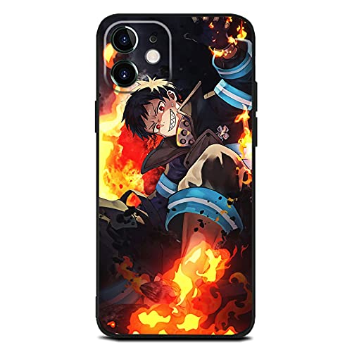 Shinra Kusakabe Fire Force Anime Japanese Manga Cover Shell Anti-Drop Phone Case Cover