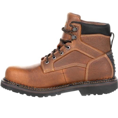 Georgia Giant Revamp Waterproof Work Boot, Brown, Size 8.5(M)