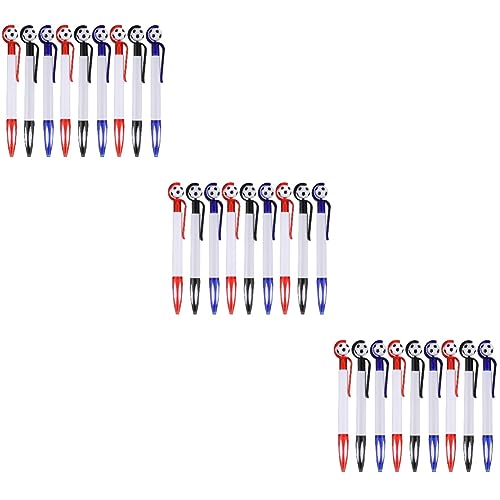Stylos à bille forme de football rétractables Ciieeo pour l'écriture des étudiants